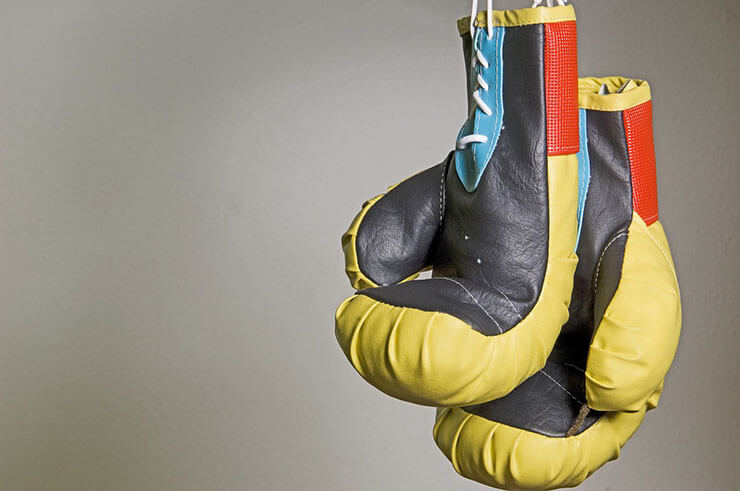 how to clean boxing gloves