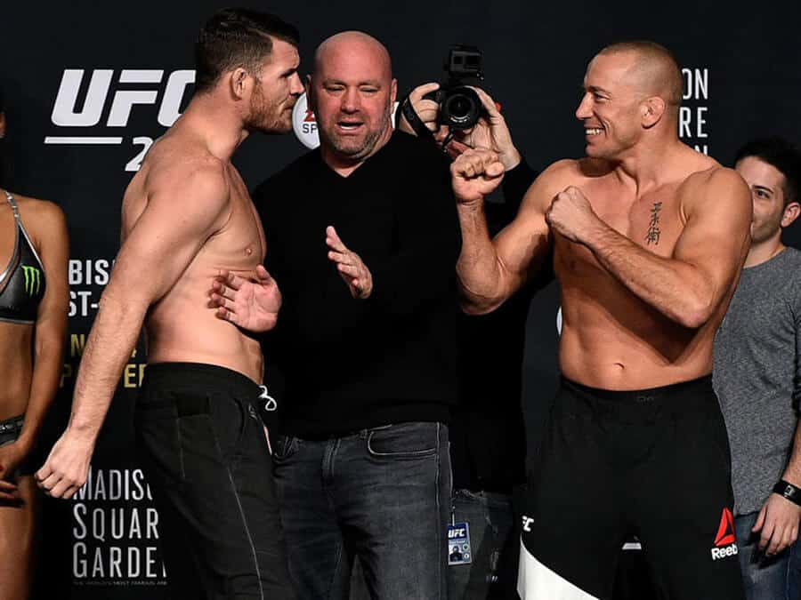 Michael Bisping insulting his opponent