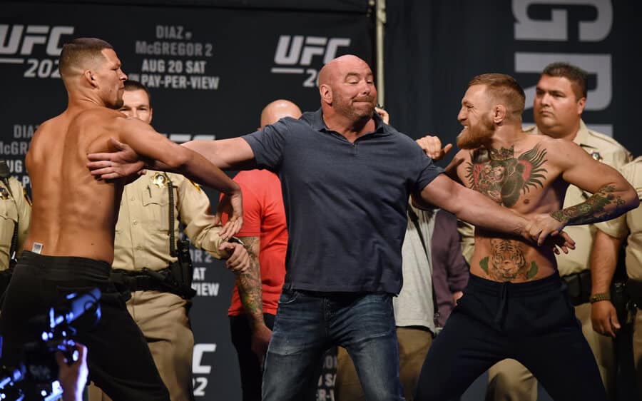 Nate Diaz provokes Conor McGregor