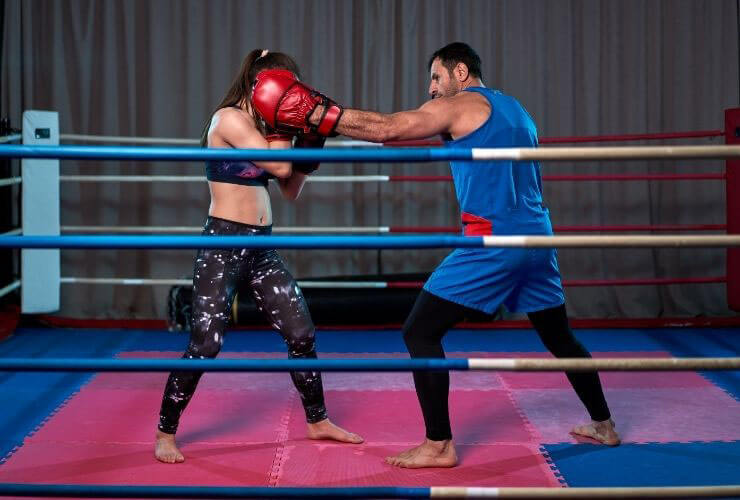 proper stance for a harder punch
