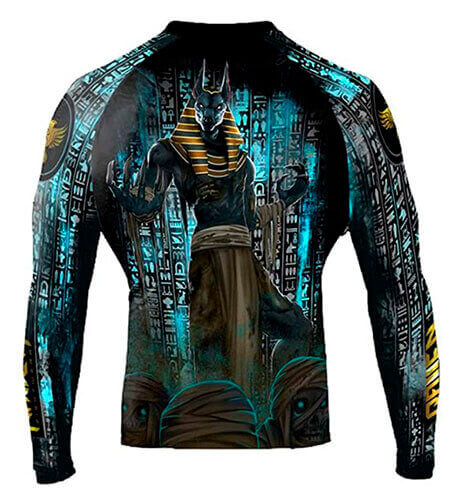 Raven Fightwear Men’s Gods of Egypt Anubis Rash Guard