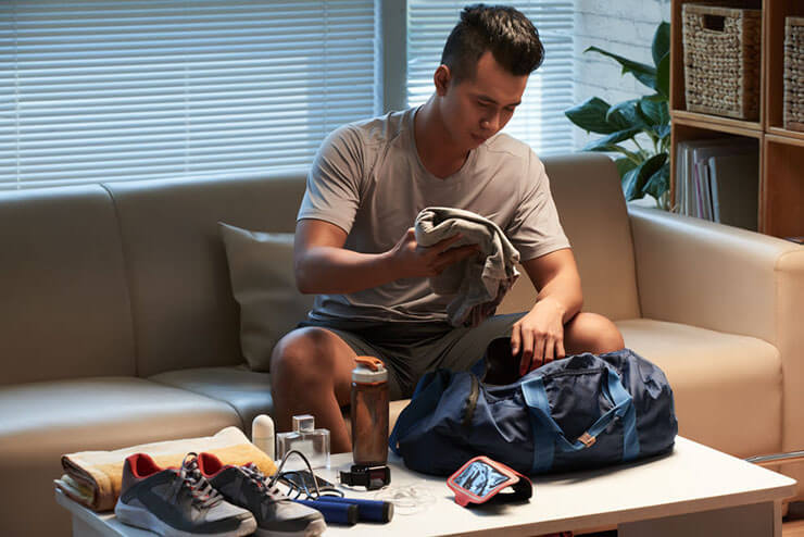 take your gloves out of your gym bag