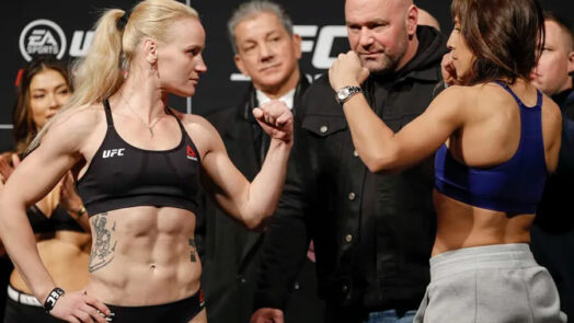 two of the hottest UFC female fighters